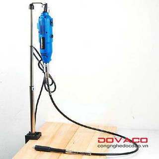 Giá treo máy khoan mài khắc mini kẹp bàn DOVACO siêu tiện lợi