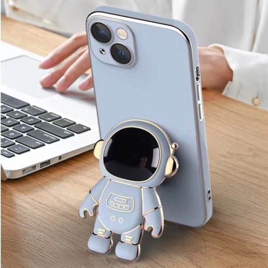 Ốp Điện Thoại Có Giá Đỡ Hình Phi Hành Gia 3D Cho iPhone 13 12 11 pro max XS XR XAMAX 7/8SE2020 7/8PIUS