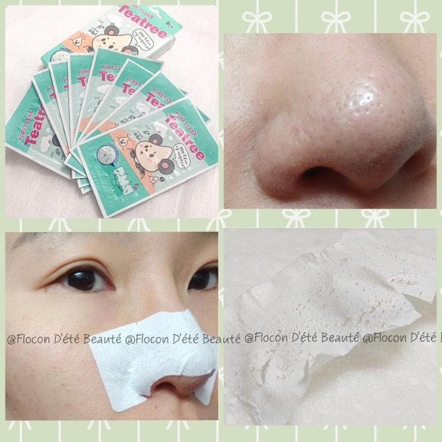 Miếng dán lột mụn Hatherine Pore Clear Black Mild Nose Strip