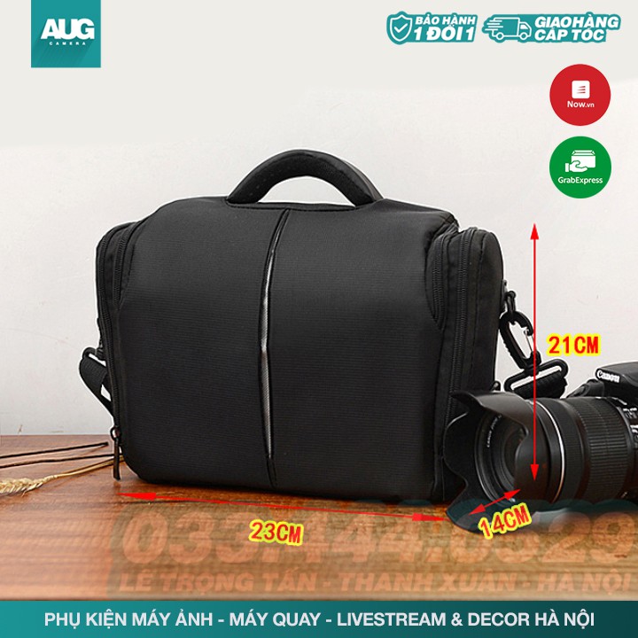 Túi đeo máy ảnh canon nikon FULL SIZE thông dụng chống sốc chống nước - AUG Camera Hà Nội