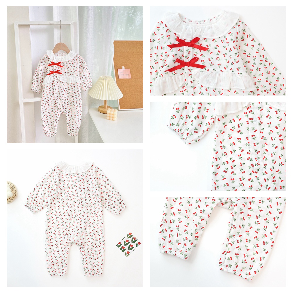 Áo Liền Quần Sanlutoz Vải Cotton Tay Dài Thời Trang Dễ Thương