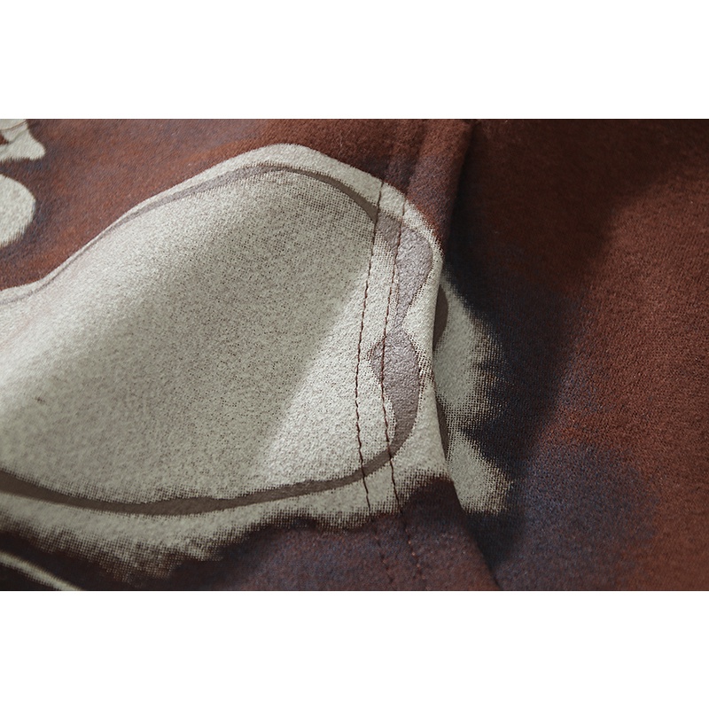 Áo Hoodie In Hình Đầu Lâu TRAVIS SCOTT Cactus Jack x Fragiment KAWS Phong Cách Đường Phố