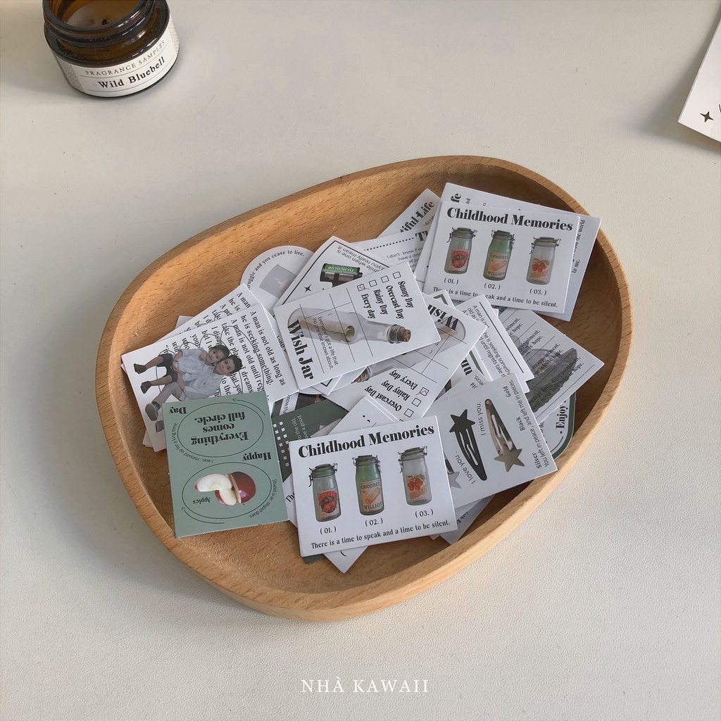 Sticker Modern Life Nhà Kawaii trang trí bullet journal