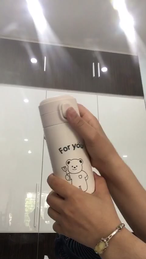 [1/6 GIẢM MẠNH] Bình giữ nhiệt inox gấu cute giữ nóng lạnh siêu tốt mang đi làm đi học tiện lợi - Bình giữ nhiệtMẠNH | BigBuy360 - bigbuy360.vn