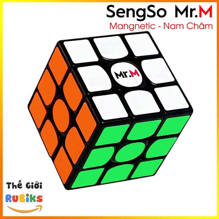 Rubik ShengShou Mr M 3x3 Có Sẵn Nam Châm Stikerless