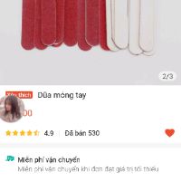 100 cây dũa móng mini