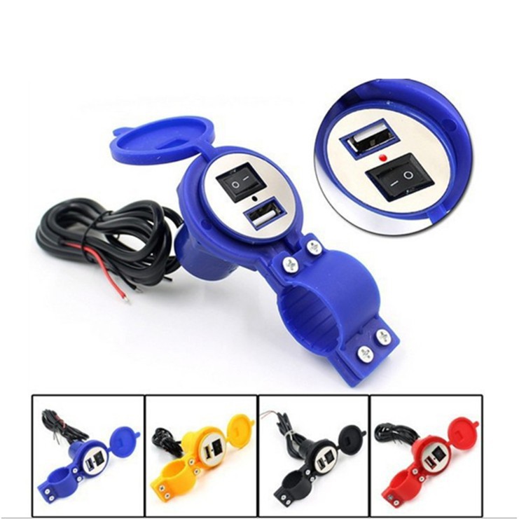 Sạc điện thoại gắn trên xe máy xe đạp điện chịu nước