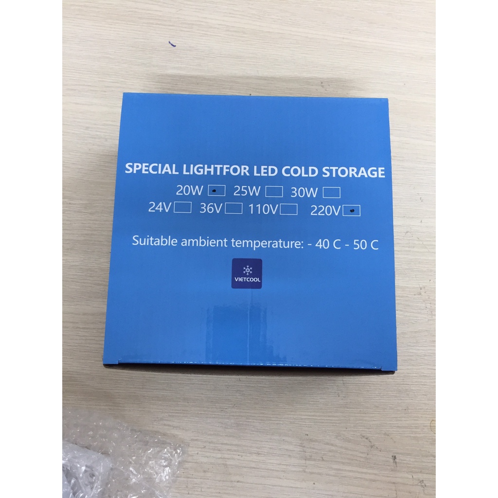 ĐÈN LED KHO LẠNH/KHO ĐÔNG 20W IP68 âm sâu đến -40 độ C