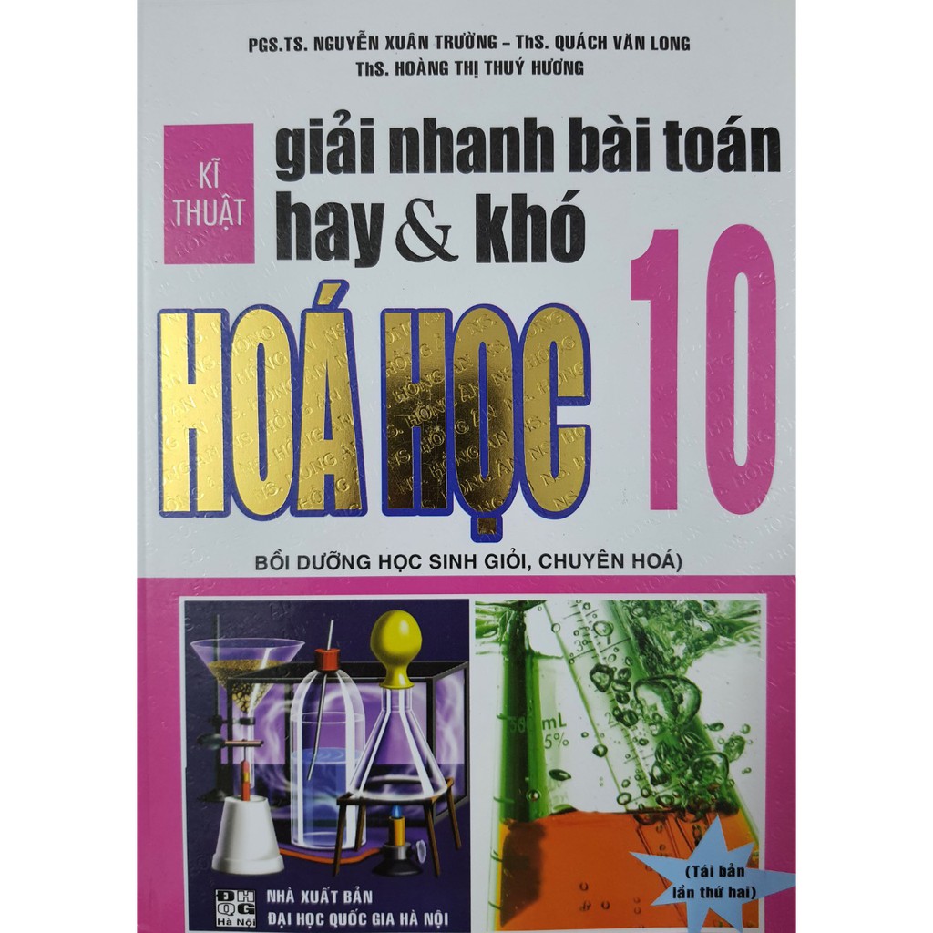 Sách - Kĩ thuật giải nhanh bài toán hay &amp; khó Hóa Học 10