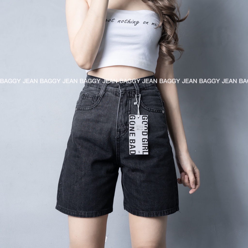 Quần Jean Nữ Ngố Lửng Lưng Cao Loang Màu Kiểu Hàn Quốc Phom Nhỏ | BigBuy360 - bigbuy360.vn