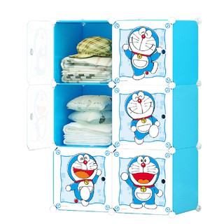 Tủ Ghép Đa Năng Xanh Đôremon