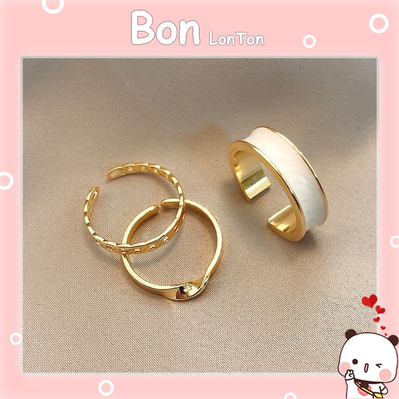 Nhẫn đeo tay bằng kim loại đính đá nhân tạo phong cách retro cho nữ