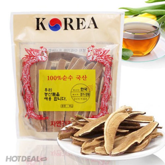 Nấm linh chi đỏ Hàn Quốc cắt lát đóng gói