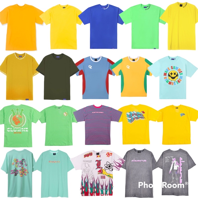 [HÀNG CHÍNH HÃNG] Áo Thun Cộc Tay Unisex Clownz