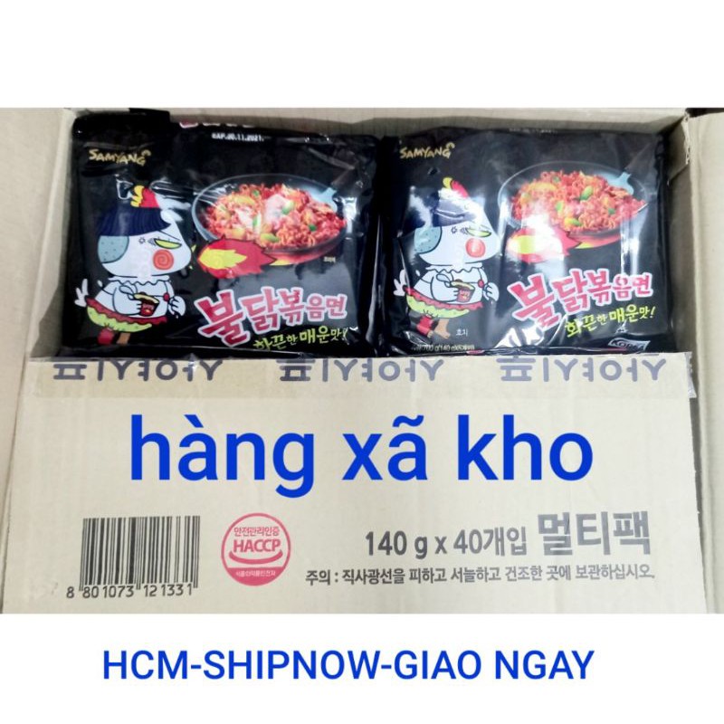 giá sỉ thùng  mì cay hàn quốc samyang các loại