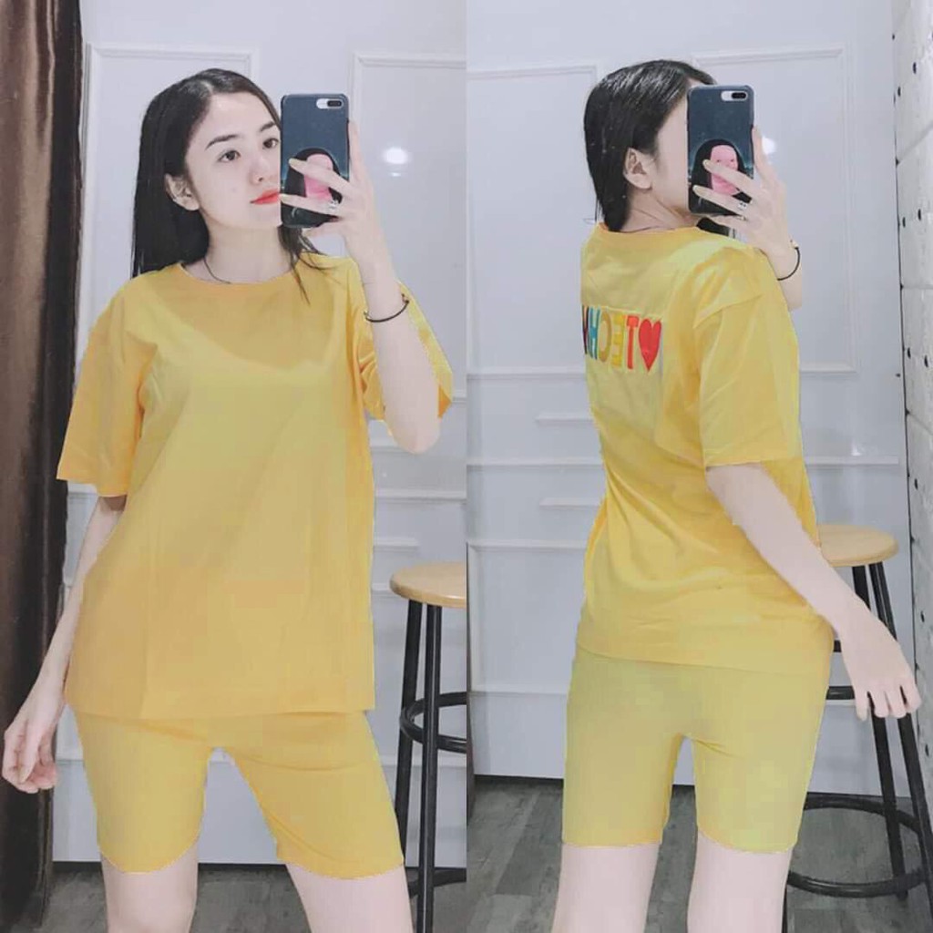 [Mẫu hot] Đồ bộ lửng mặc nhà cao cấp - không nhão - không phai màu/có size 70kg BB