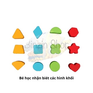 Xe kéo thả hình khối và số