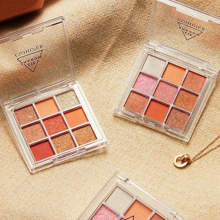 Bảng Phấn Mắt 9 Ô Ánh Nhũ Lung Linh JADED Eye Palette 8.5g - Hàng nội địa Trung