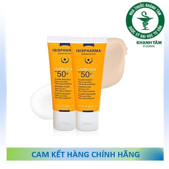 ! Kem chống nắng ISIS Pharma Uveblock SPF 50 (Mẫu mới)