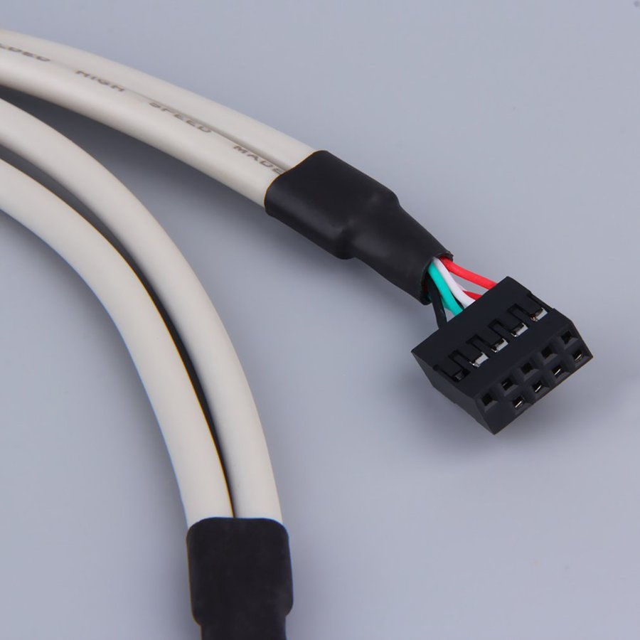 4-Port USB2.0 Motherboard Rear Panel Expansion Bracket Host Adapter