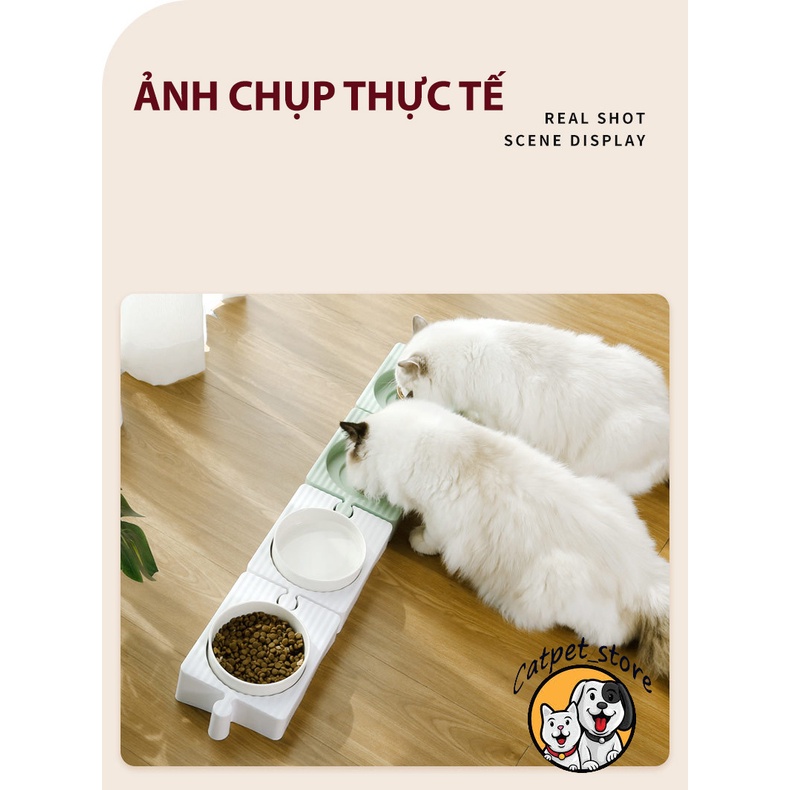 bát ăn thú cưng,bát ăn chó mèo nhỏ gọn ,tiện lợi, giá rẻ