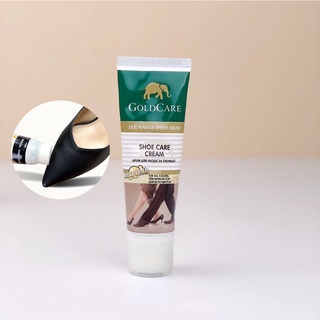Xi Đánh Giày Không Màu Cao Cấp Goldcare Dạng Tuýp Kem - Dùng Được Cho Áo Da, Túi Xách, Sofa Da