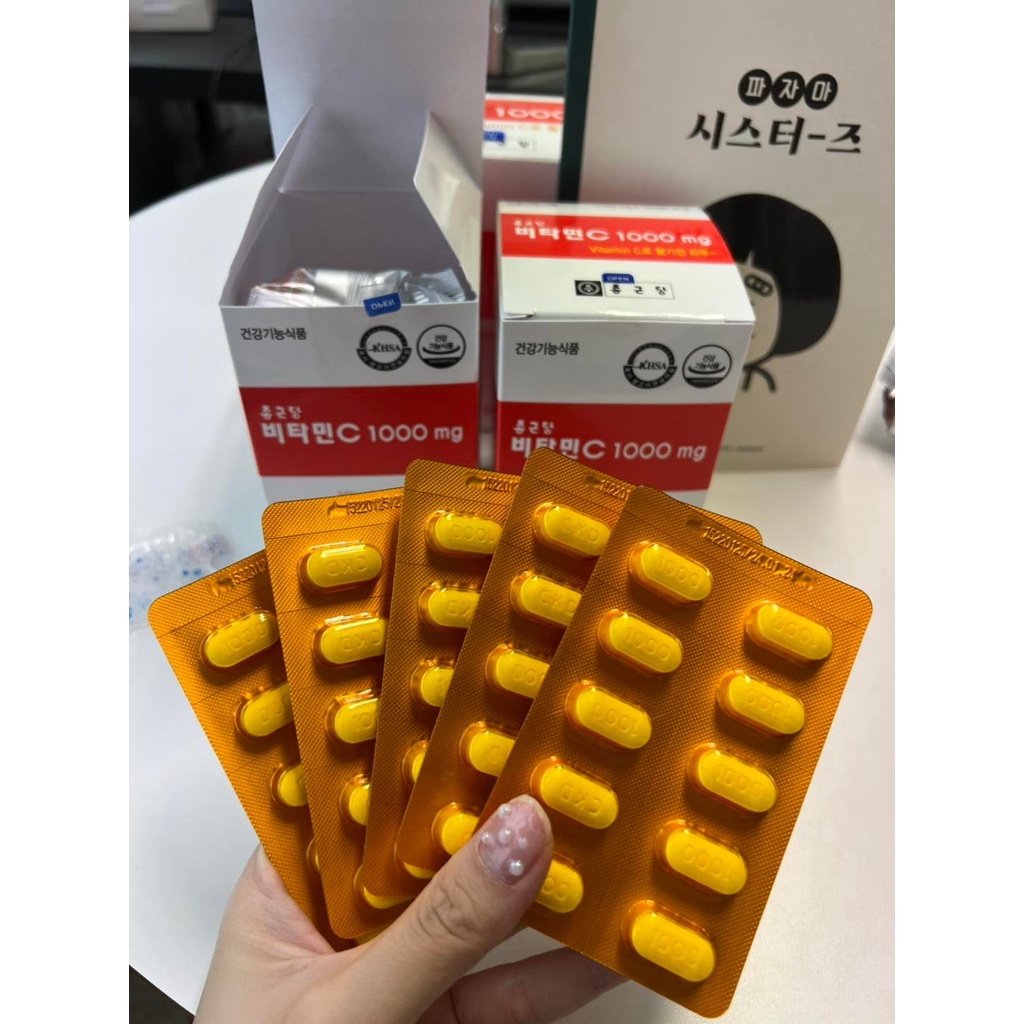 Viên Vitamin C 1000 số 1 Hàn Quốc Korea Eundan (200 viên)