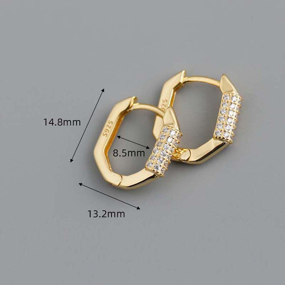 Bông Tai Dạng Vòng Thời Trang Dành Cho Nữ|Khuyên Tai Hình Học Tròn Nhiều Màu Sắc