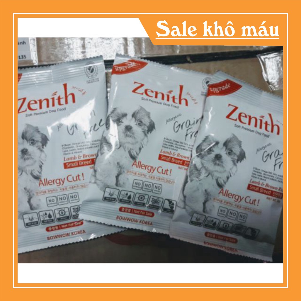 [FLASH SALE]  Thức ăn chó Gói thức ăn sample zenith 50g
