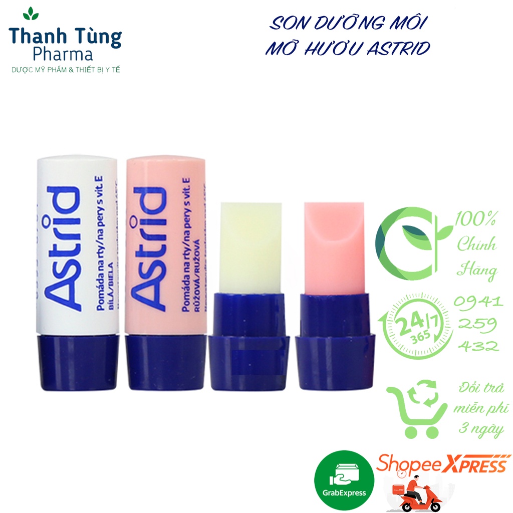 Son Dưỡng Mỡ Hươu Astrid Giúp bờ môi tươi trẻ