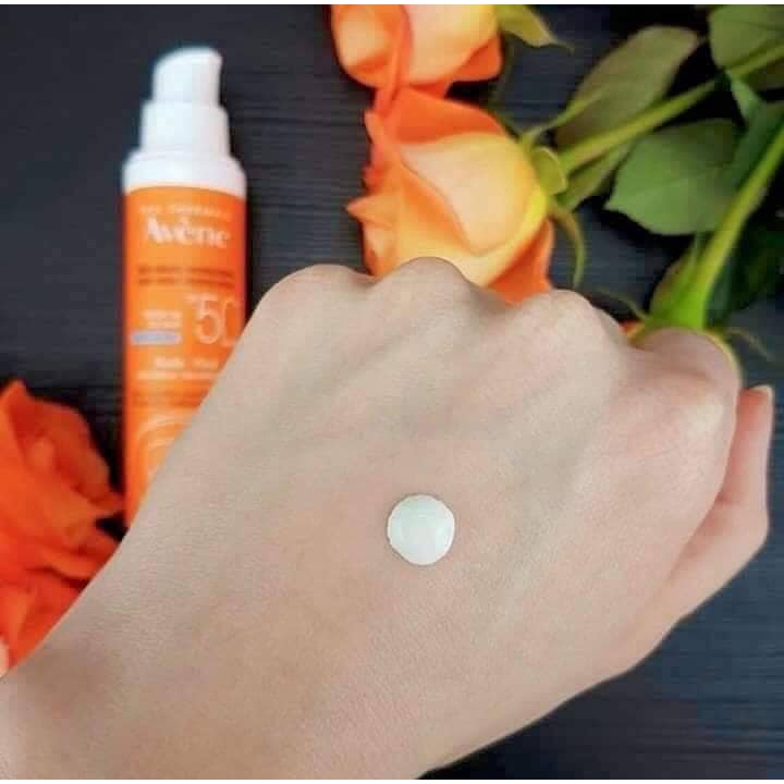 Kem chống nắng Avene Fluid 50ml, kem chống nắng cho da thường, da hỗn hợp, không gây nhờn rít