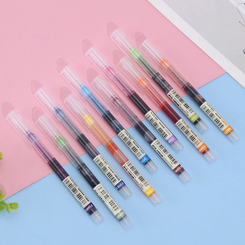 Bút Mực Gel Ngòi 0.5mm 12 Màu Thời Trang Hàn Quốc