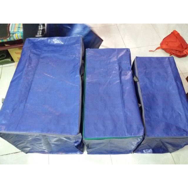 [SIÊU TIẾT KIỆM ] COMBO 3c xanh cam đựng đồ dọn nhà, đi chợ, túi shiper (1c số 7; 1c số 6; 1c số 5)