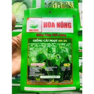 Hạt giống cải ngọt cọng xanh 20gr