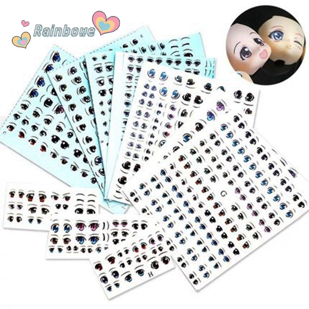 1 Tấm Đề Can Dán Trang Trí Cho Búp Bê Dễ Thương Bắt Mắt Sành Điệu