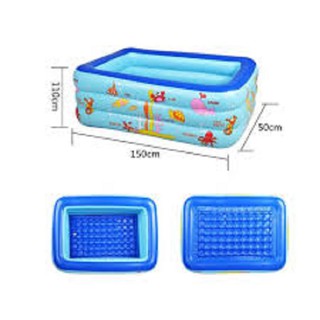 Bể phao bơi cho bé 3 tầng 1m5 b03