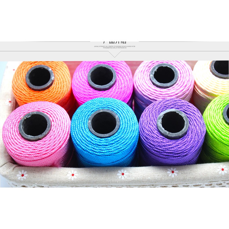 Set  4 cuộn sợi thô móc balo