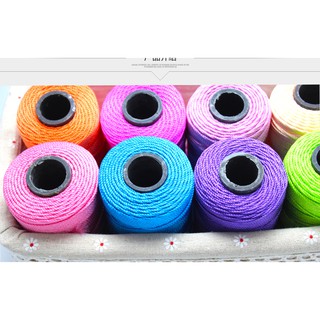 Set  4 cuộn sợi thô móc balo