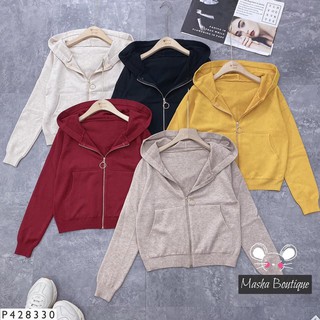 Áo khoác len nữ có mũ LS_ATN393