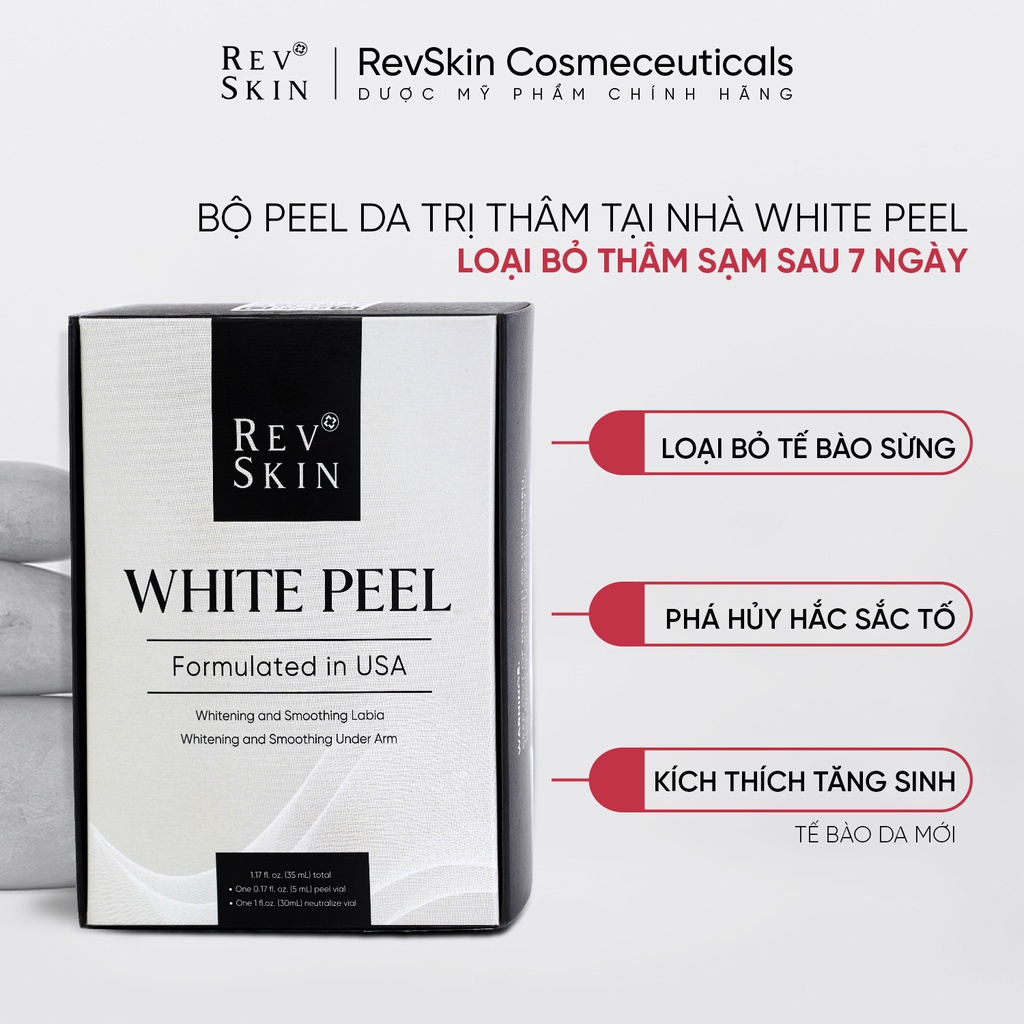 Kem Bôi RevSkin Bộ Peel Thâm Nách, Bikini Tại Nhà – White Peel 50gr