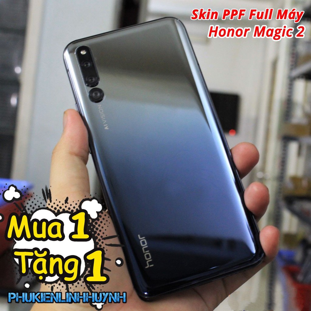 Honor Magic 2 | Miếng dán bảo vệ PPF Full viền, chống bám vân tay (Tặng 1 miếng dự phòng và bộ dán).