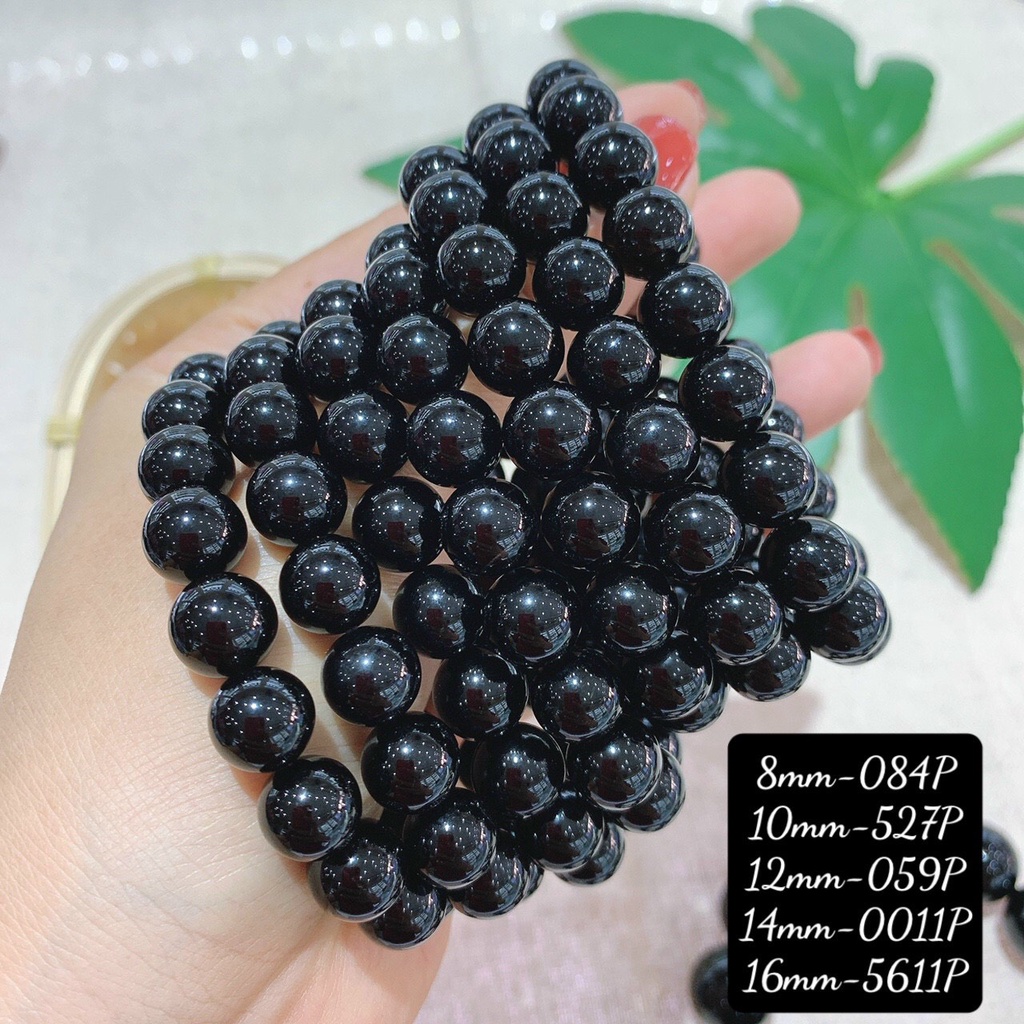 Vòng Tay TA Đen Đủ Size Vừa Cập Bến 8-16mm