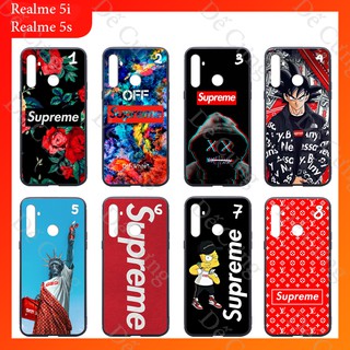 [FREE SHIP 50K-CÓ ẢNH THẬT] Ốp lưng Realme 5i / Realme 5s dẻo đen in hình Supereme