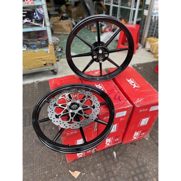 Mâm X1R 8 Cây Raider Sonic Tặng kèm đĩa trước 290mm