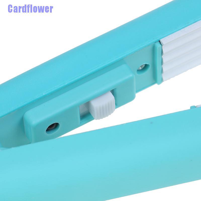 Cardflower  1PC Mini Electric Heat Sealing Machine Seal Sealer Food Vacuum Sealer Bag Clip