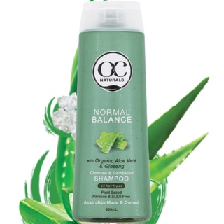 Dầu gội dưỡng tóc bóng mượt OC Naturals 400ml gốc thực vật nhập khẩu từ Úc