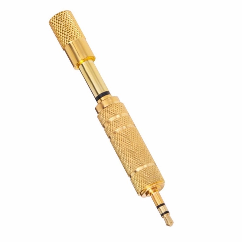 Set 4 dây cáp chuyển đổi âm thanh từ 3.5mm sang 6.5mm 6.35mm đầu đực sang Feamle 6.5 6.35 đầu cắm 3.5