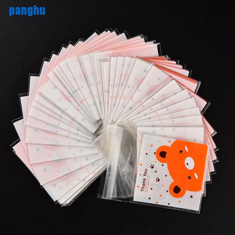 Bộ 100 Túi Nhựa Đựng Đồ Kiểu Dáng Dễ Thương Xinh Xắn