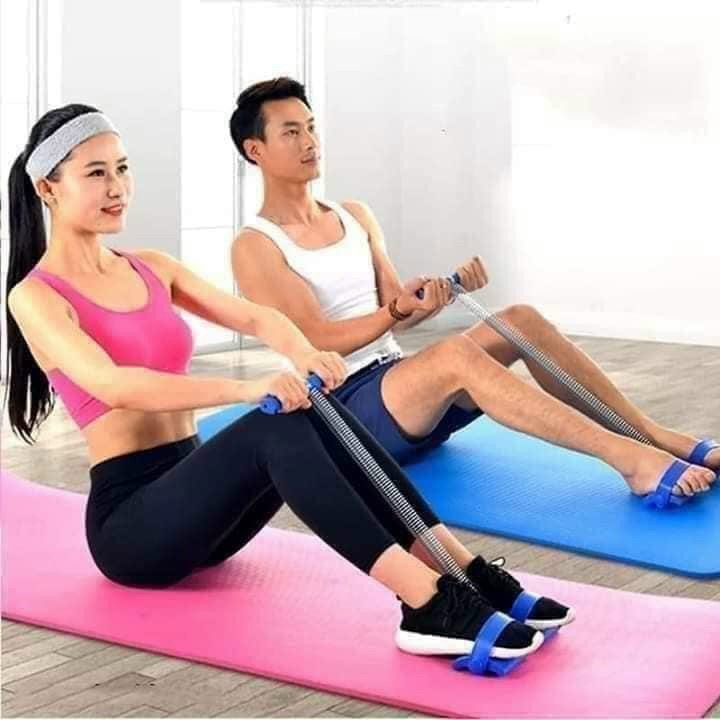 Dụng cụ tập gym cơ bụng, cơ vai, ngực dây kéo cao su co dãn tại nhà cho nam, nữ