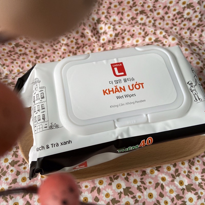 Khăn Ướt Gia Đình Choice L 120 miếng